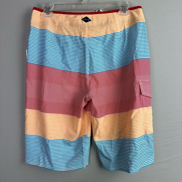 O’Neill Hyperfreak Santa Cruz Men’s 30 Board Shorts Stretch Color Block Stripes - Picture 8 of 8